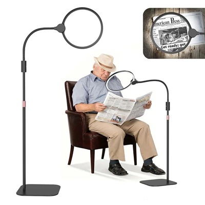 Led Floor Magnifier 2X D180mm 
