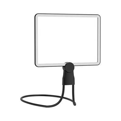 Hands free large lens magnifier